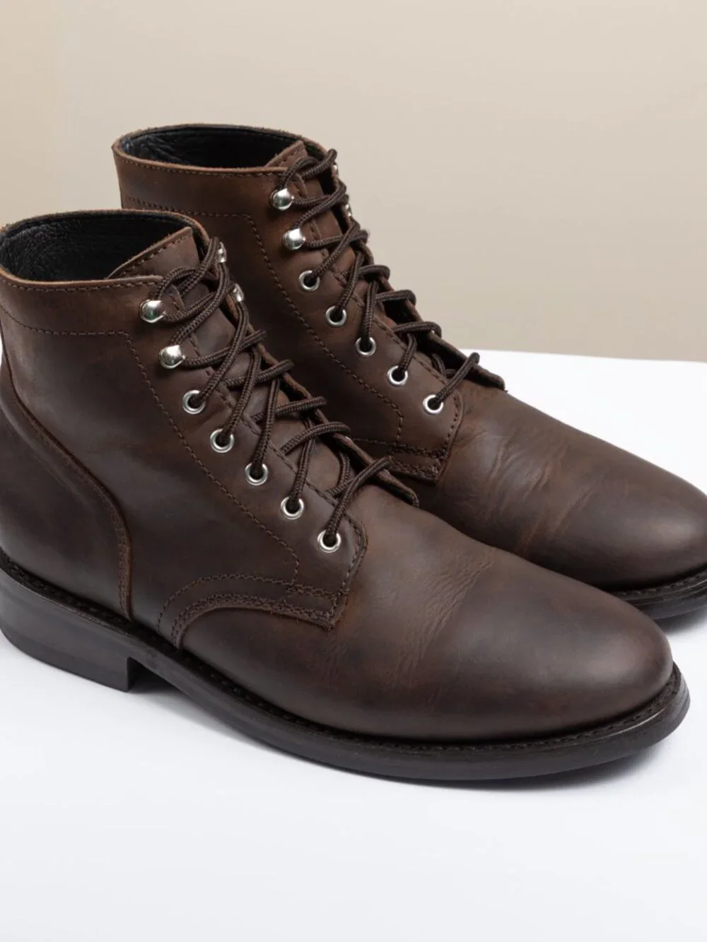 Thursday Boot Co President Boots Men's Size 9 US Brown Leather Plain Toe Ankle